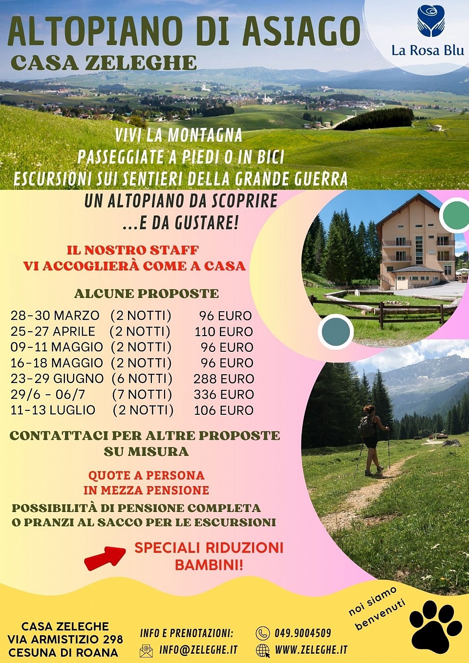 Alcune proposte di soggiorno Casa Zeleghe