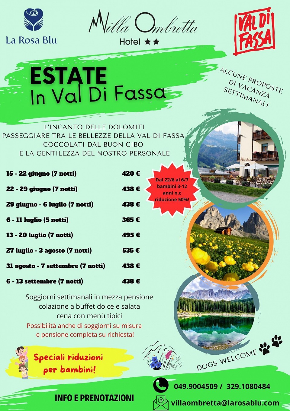 Proposte vacanze settimanali - Val di Fassa
