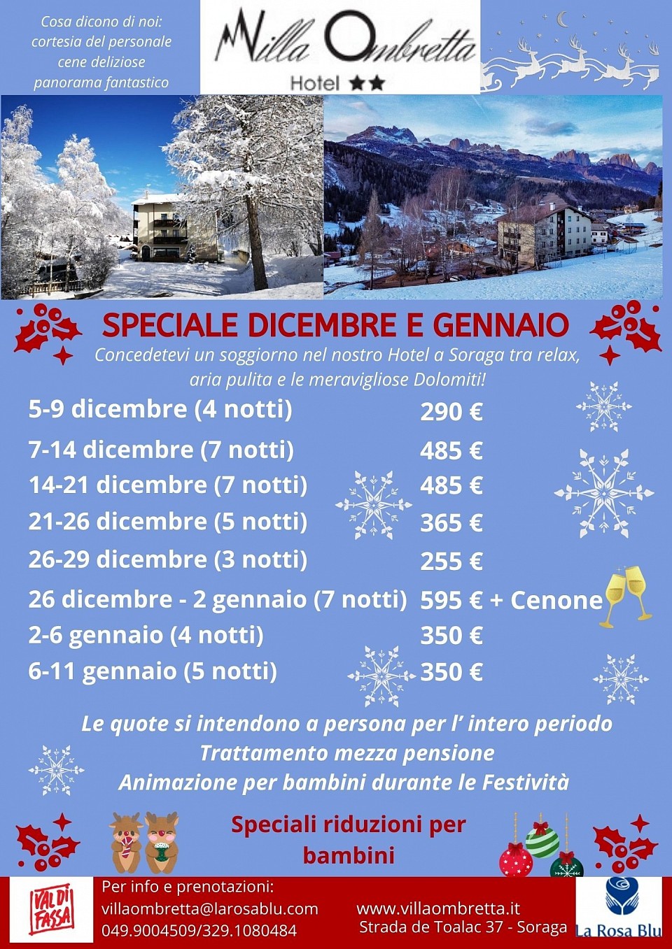 Inverno in Val di Fassa