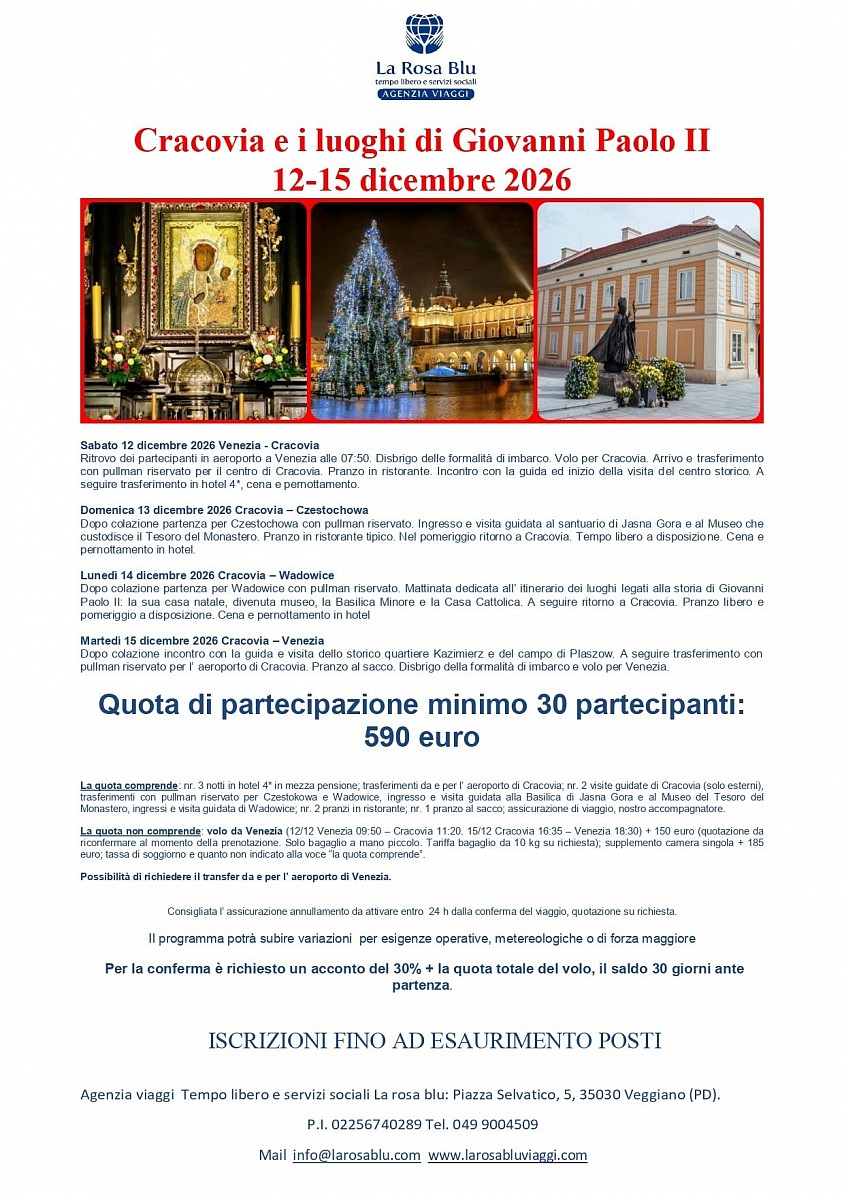 Viaggio della fede in Polonia